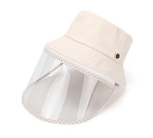 Lucete Ivory Face Shield Hat